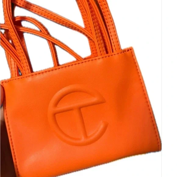 Telfar Vibrant Orange Mini Bag - Picture 2 of 7
